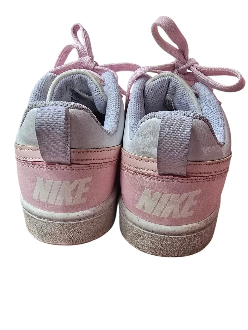 Nike Dunks Pink and White Low-Top Sneakers Size 5Y